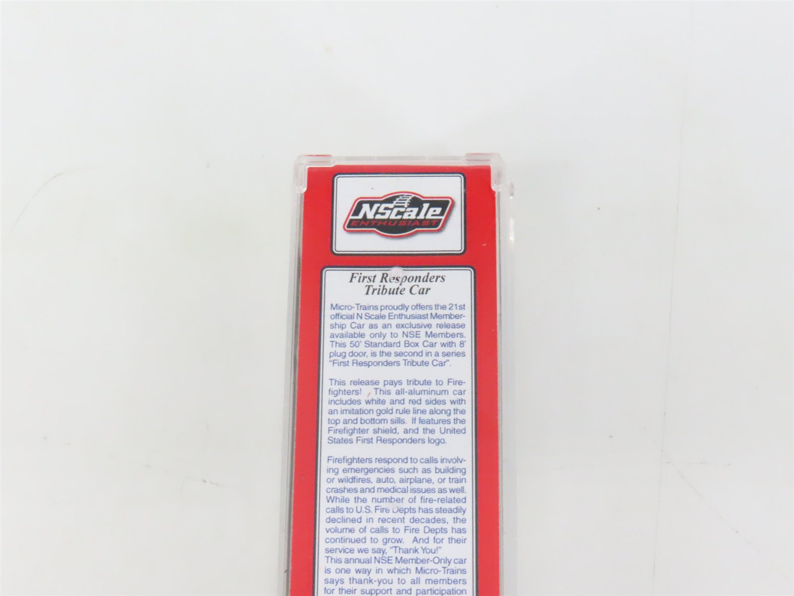 N Scale Micro-Trains MTL NSE 21-01 USFR Fire Fighters 50' Boxcar #2