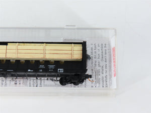 N Micro-Trains MTL 05300061 WP Western Pacific 60' Centerbeam Flatcar #1401