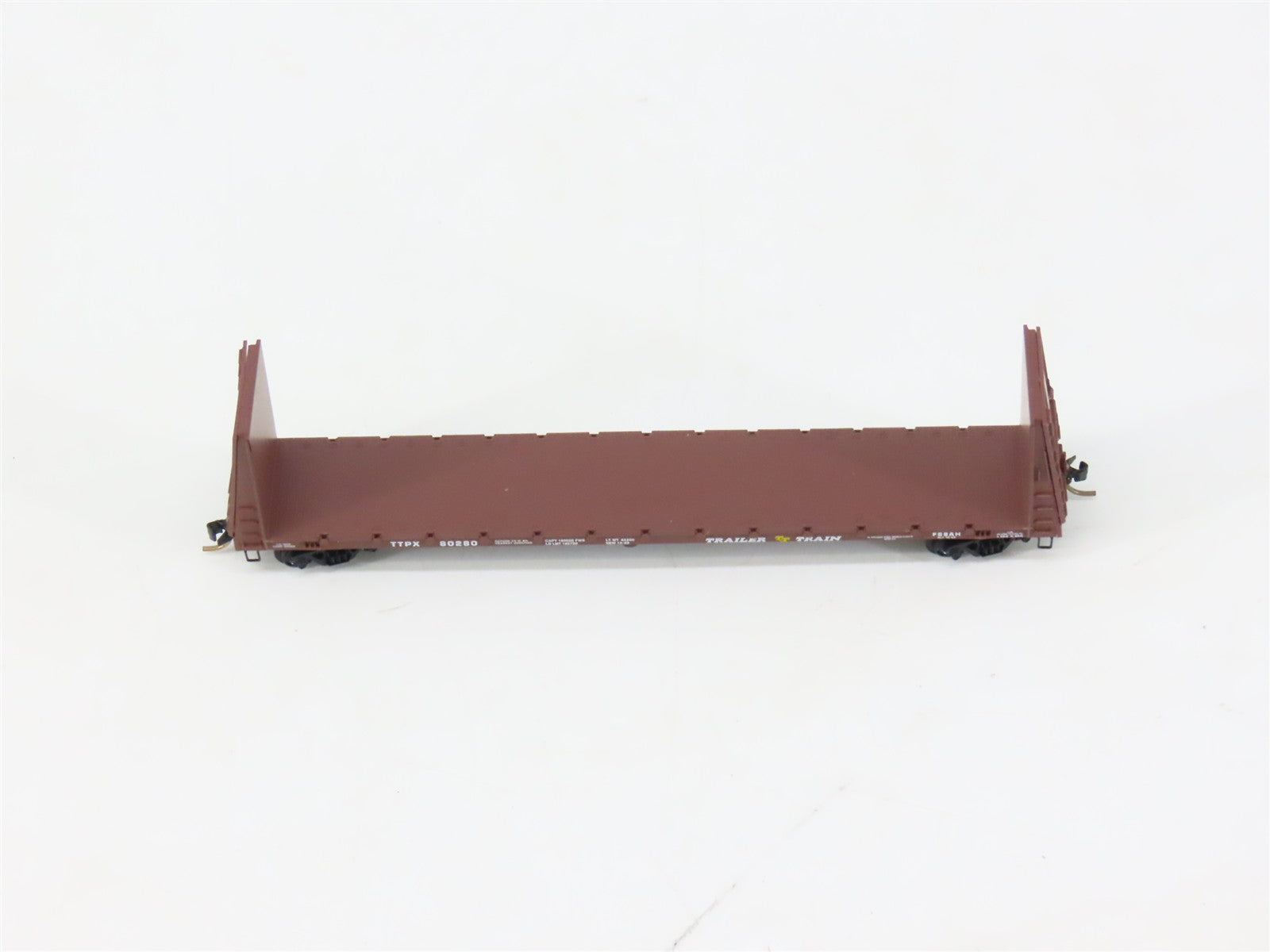 N Scale Micro-Trains MTL 54040 TTPX Trailer Train 61' Bulkhead Flatcar #80828