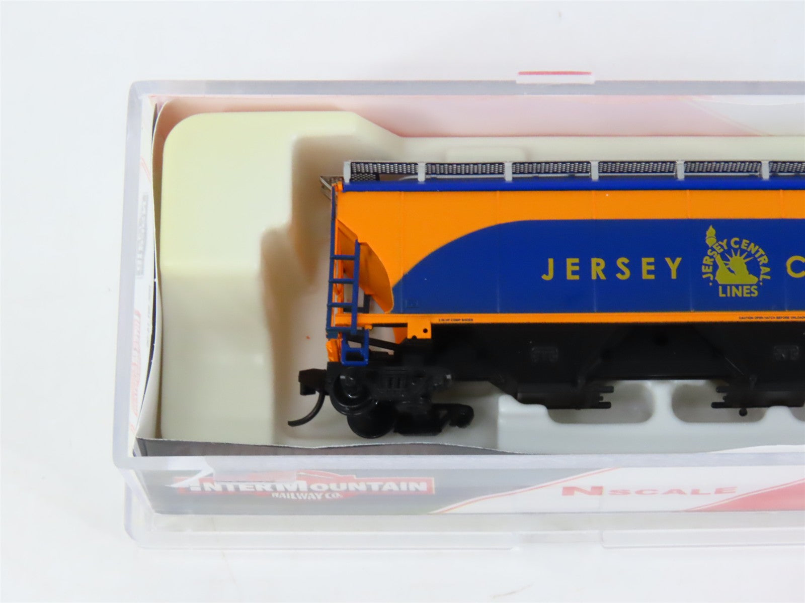 N Scale Intermountain NSE/INT 14-06 CNJ Jersey Central 3-Bay Hopper #20814