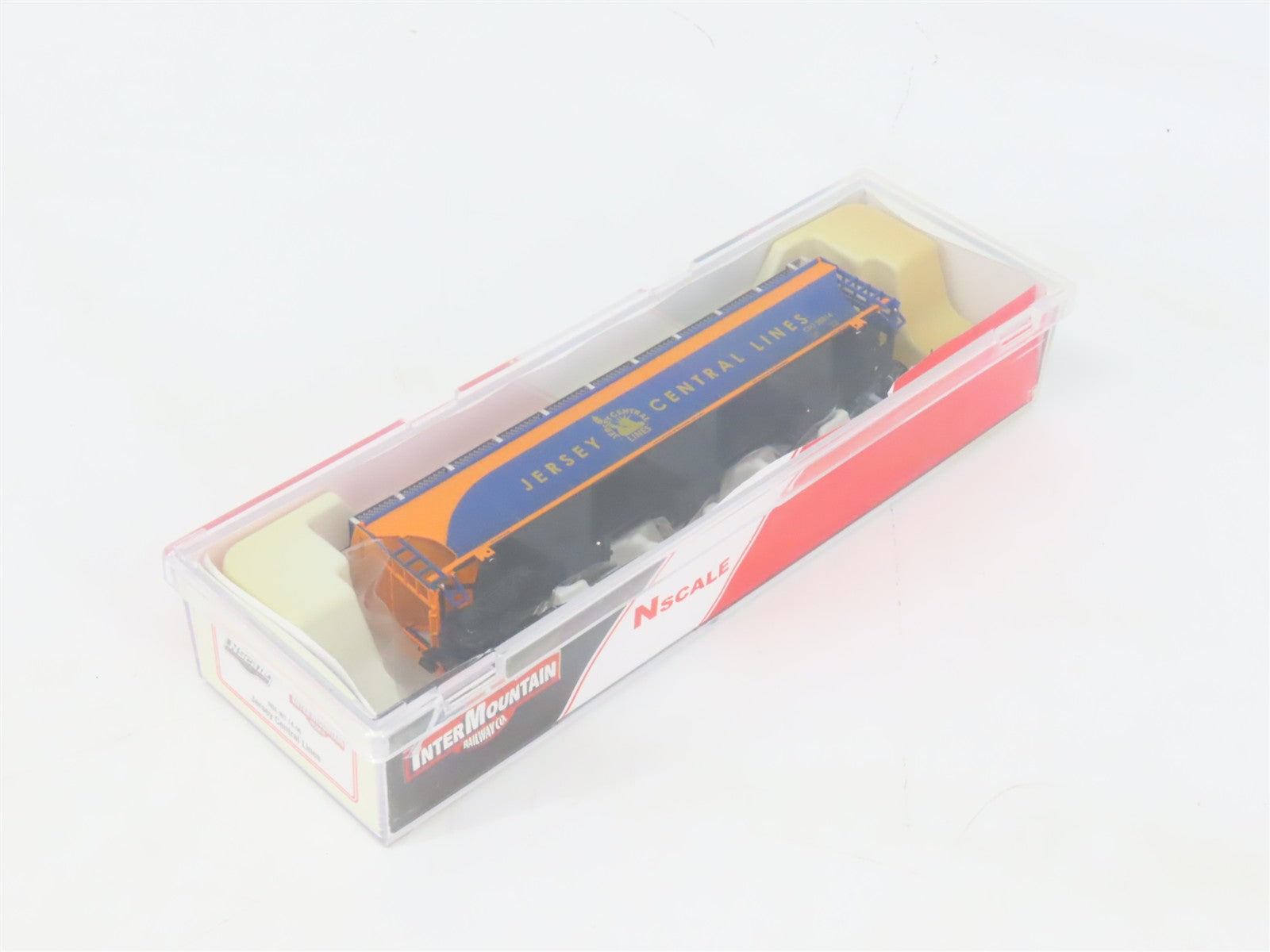 N Scale Intermountain NSE/INT 14-06 CNJ Jersey Central 3-Bay Hopper #20814