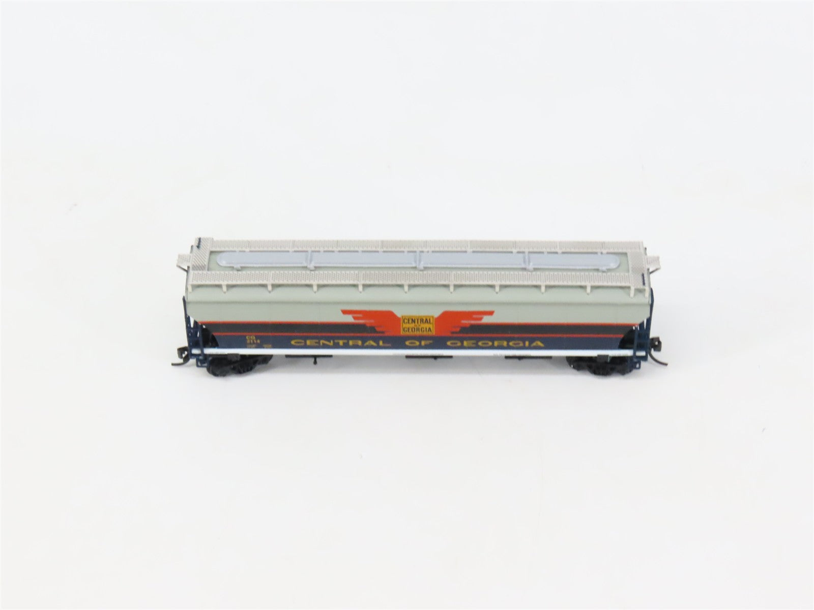 N Scale Intermountain NSE/INT 14-05 CG Central of Georgia 3-Bay Hopper #2114