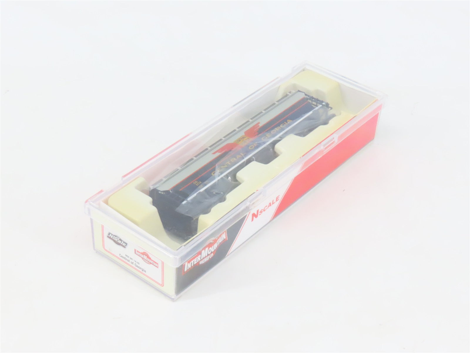 N Scale Intermountain NSE/INT 14-05 CG Central of Georgia 3-Bay Hopper #2114