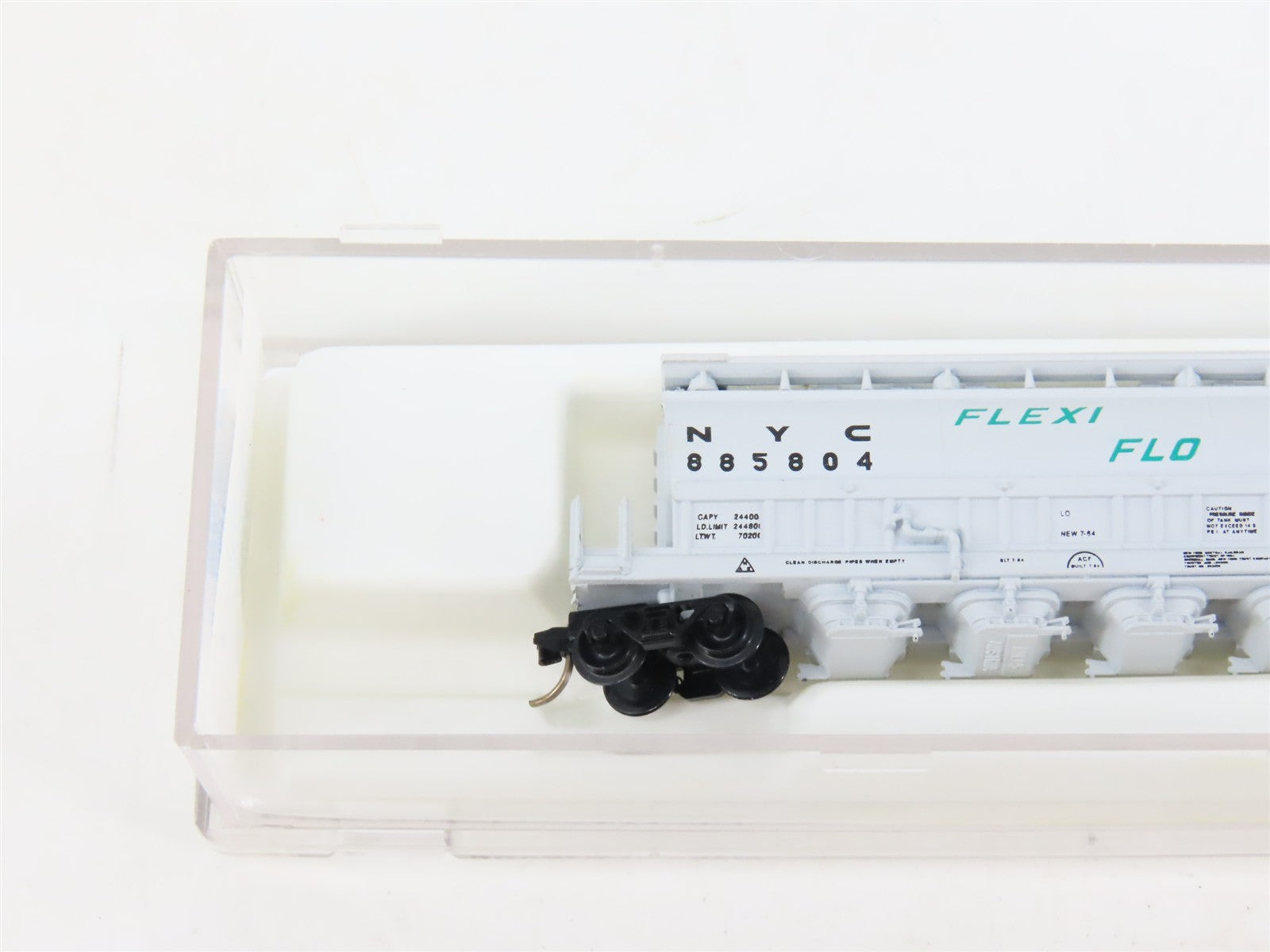N Eastern Seaboard 1101 NYC New York Central ACF 3500pd Flexi-Flo Hopper #885804