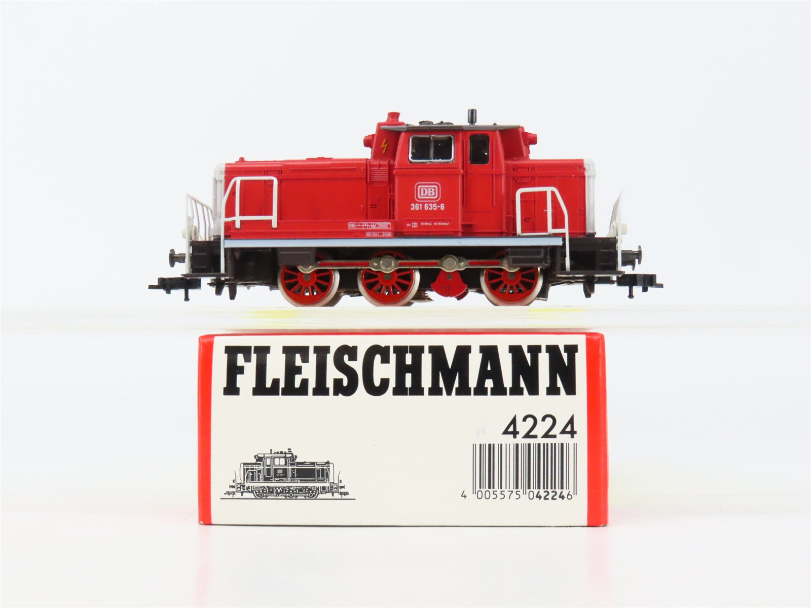 HO Scale Fleischmann 4224 DB Deutsche Bundesbahn Class 361 Diesel #361 635-6 DC