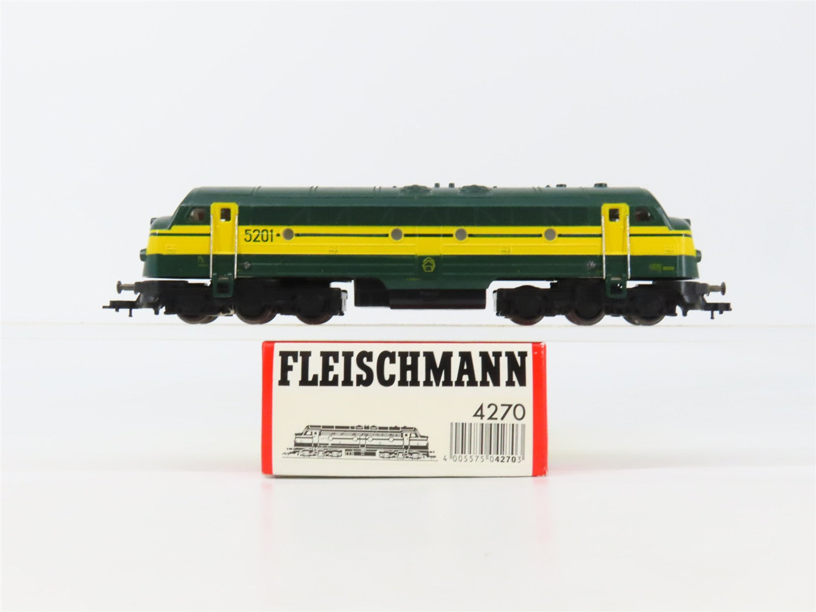 HO Scale Fleischmann 4270 SNCB Class 52 Diesel #5201 DC