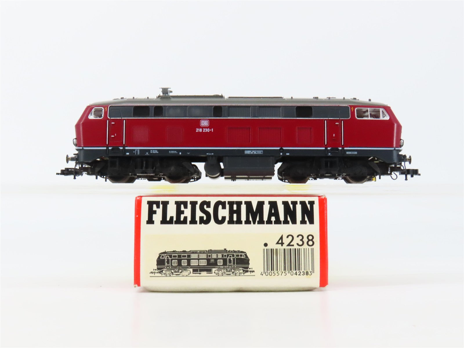 HO Scale Fleischmann 4238 DB Deutsche Bundesbahn BR 218 Diesel #218 230-1 DC