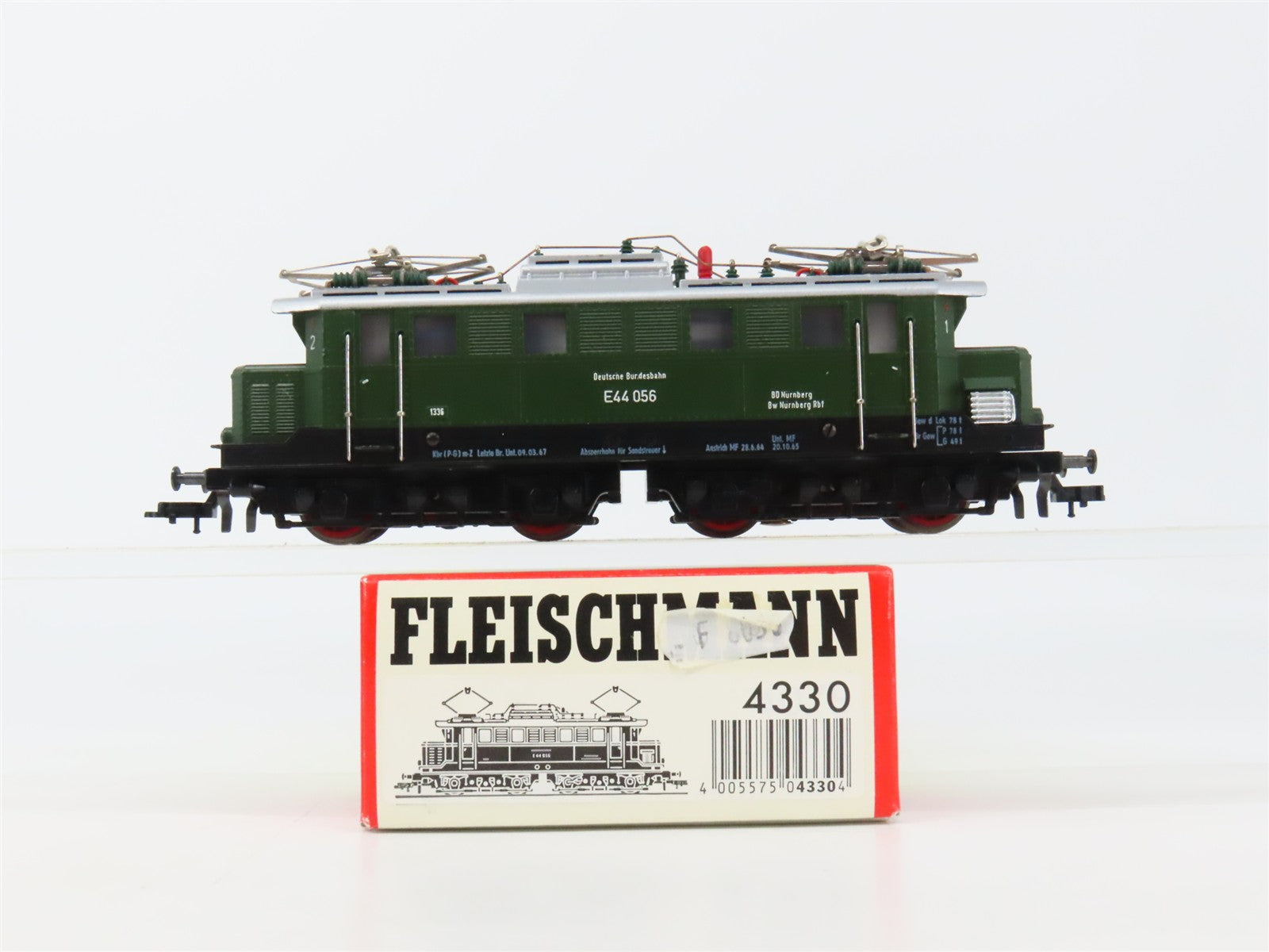 HO Scale Fleischmann 4330 DB Deutsche Bundesbahn E44 Electric #E44 056 DC