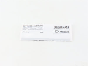 HO Scale Fleischmann 4169 DB Deutsche Bundesbahn 4-6-2 Steam #01 187 DC