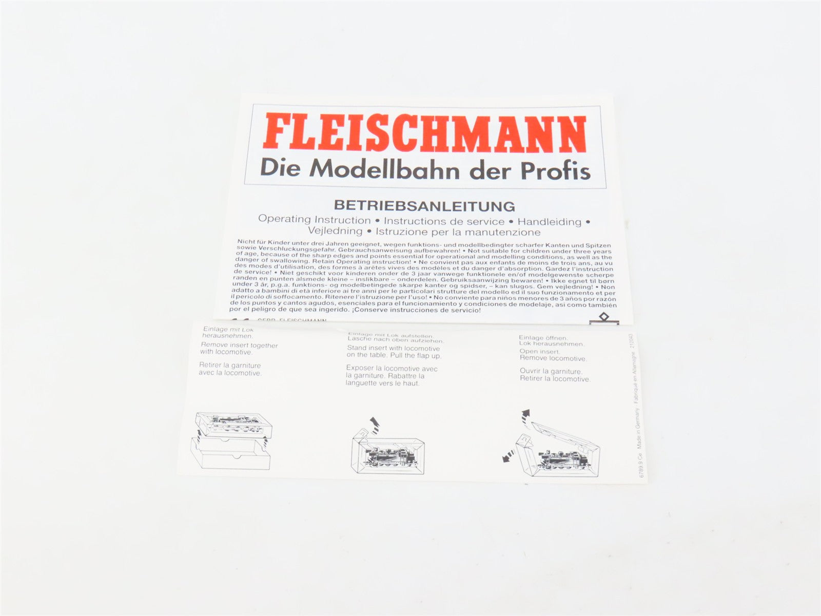 HO Scale Fleischmann 4104 DR Deutsche Reichsbahn 4-6-2 Steam #03 161 DC