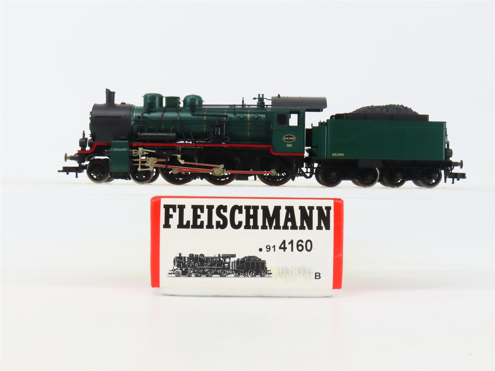 HO Scale Fleischmann 4160 SNCB 4-6-0 Steam #64.149 DC