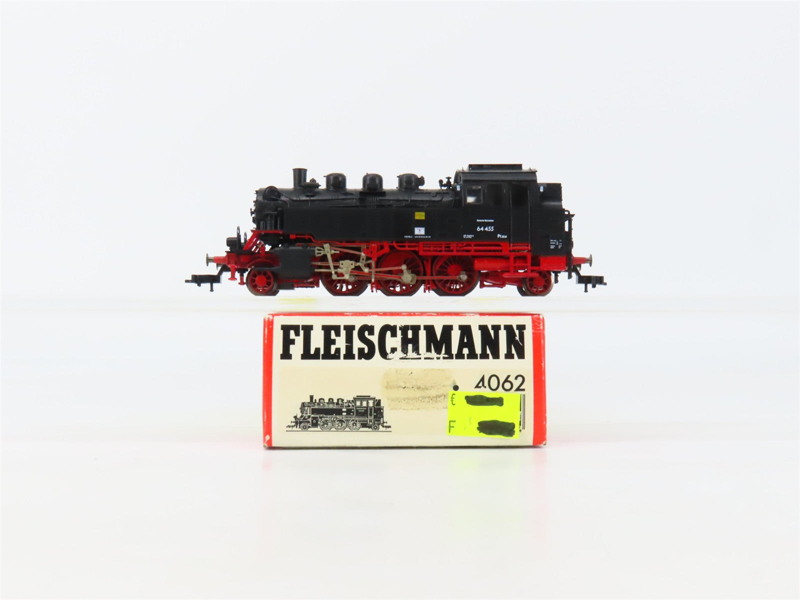 HO Scale Fleischmann 4062 Deutsche Reichsbahn Class 64 2-6-2T Steam #64 455 DC