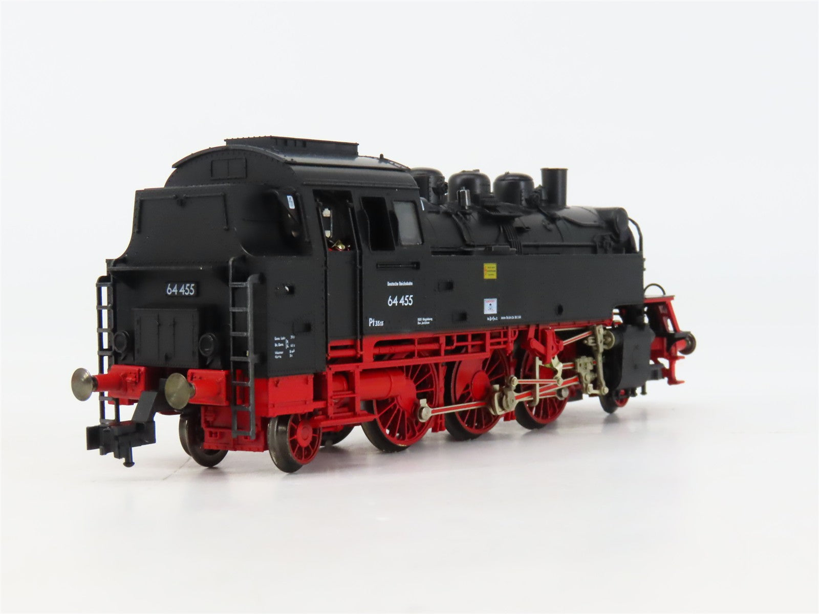 HO Scale Fleischmann 4062 Deutsche Reichsbahn Class 64 2-6-2T Steam #64 455 DC