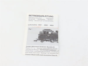 HO Scale Fleischmann 4062 Deutsche Reichsbahn Class 64 2-6-2T Steam #64 455 DC
