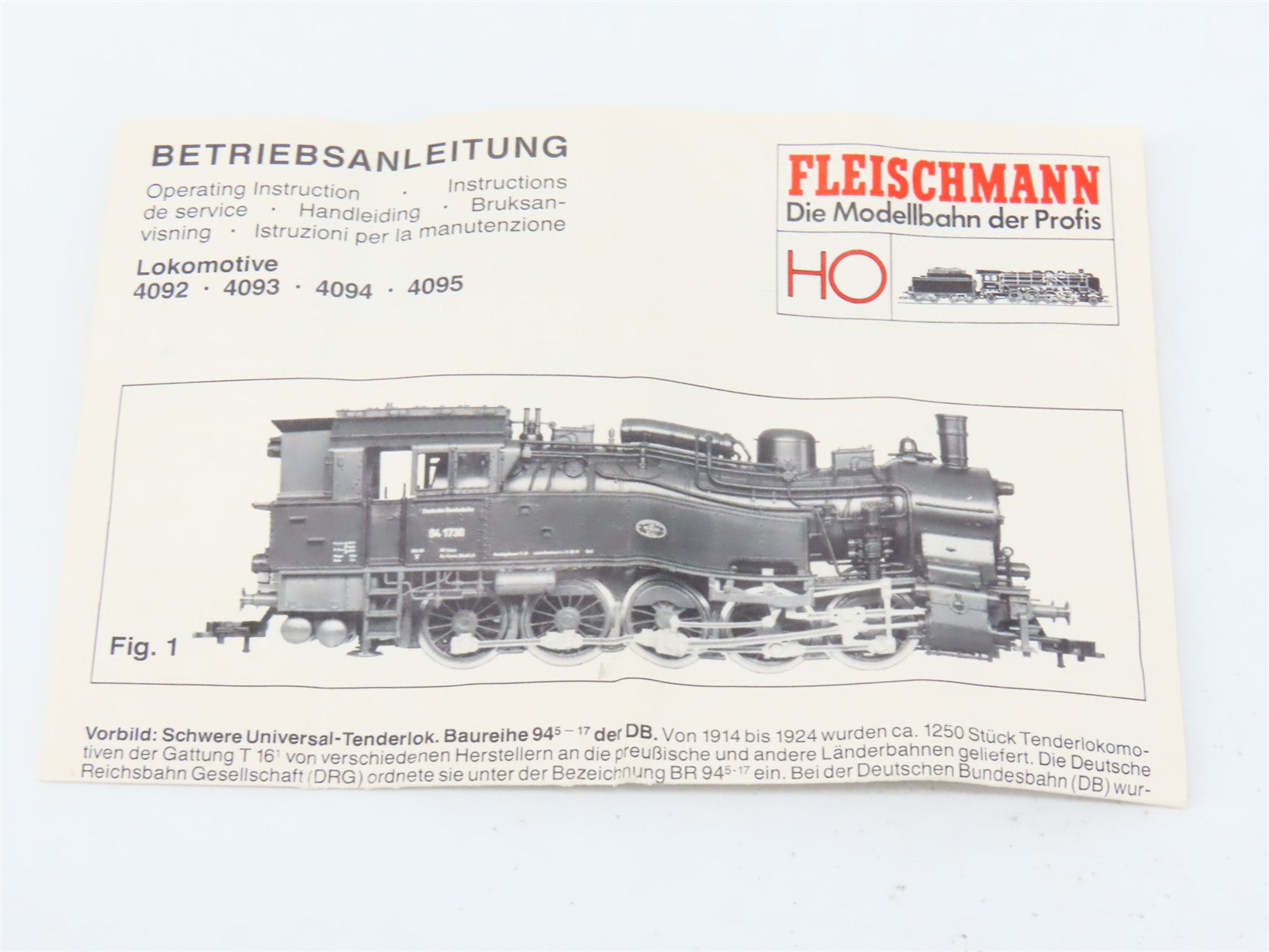 HO Scale Fleischmann 4093FN SNCF Class 050 TA 0-10-0T Steam #050.TA.22 DC
