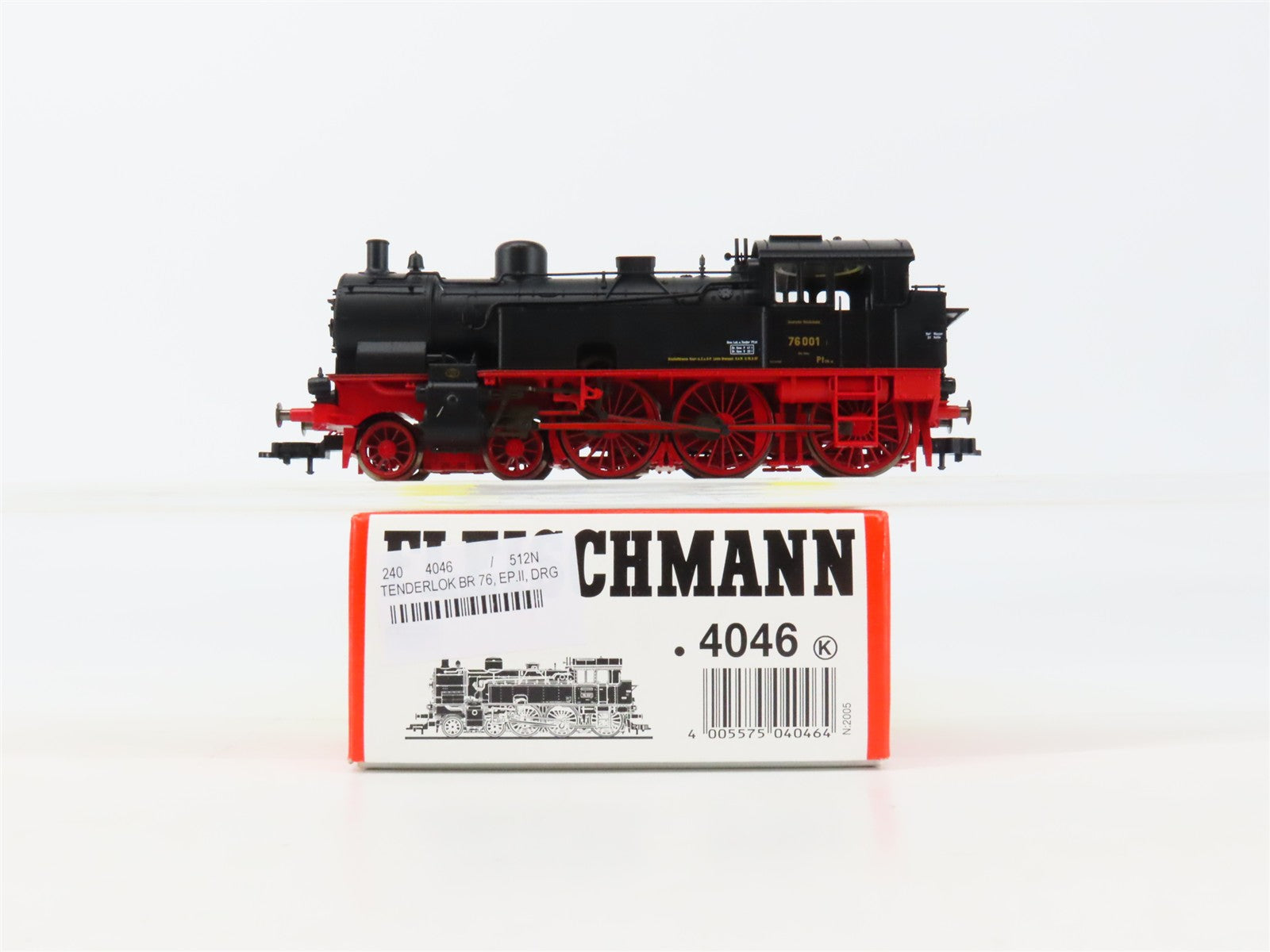 HO Scale Fleischmann 4046 DRG Deutsche Reichsbahn BR 76 Steam #76 001 DC