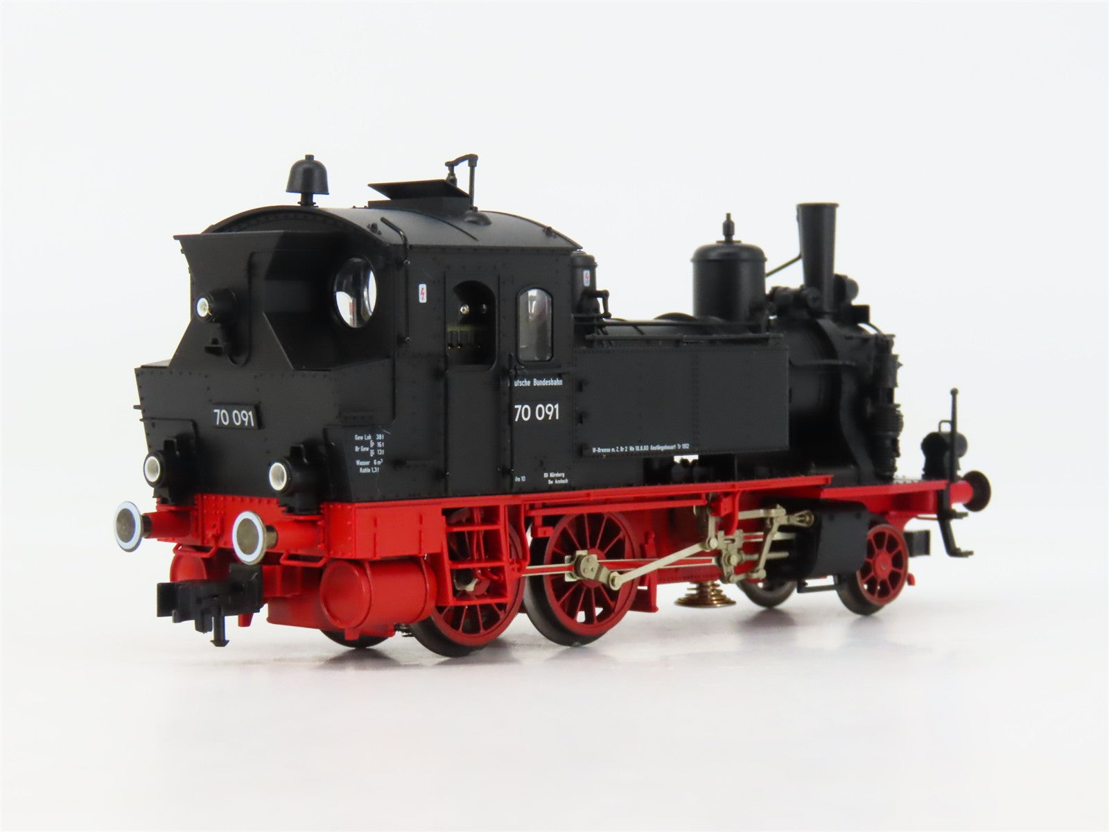 HO Scale Fleischmann 4070 Deutsche Bundesbahn 2-4-0 Class 70 Steam #70 091 DC