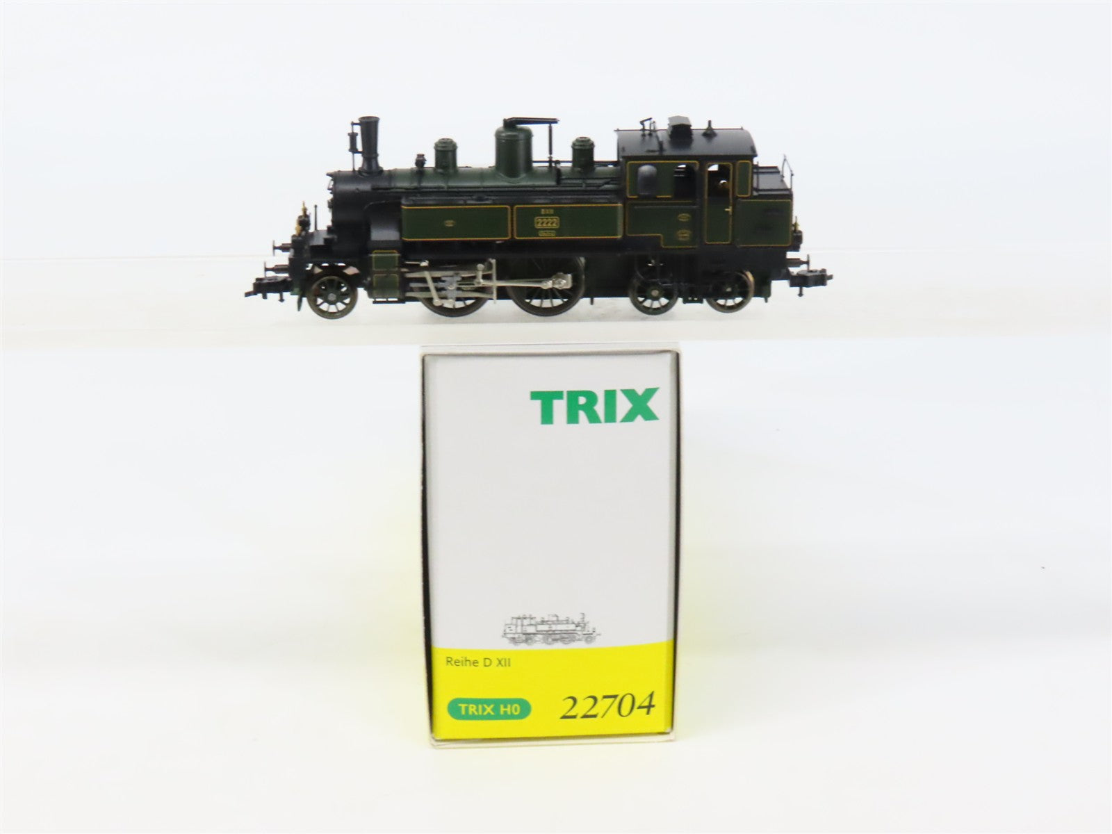 HO Scale Trix 22704 K.Bay.Sts.B. Class D XII Steam #2222 DC