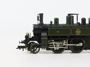 HO Scale Trix 22704 K.Bay.Sts.B. Class D XII Steam #2222 DC