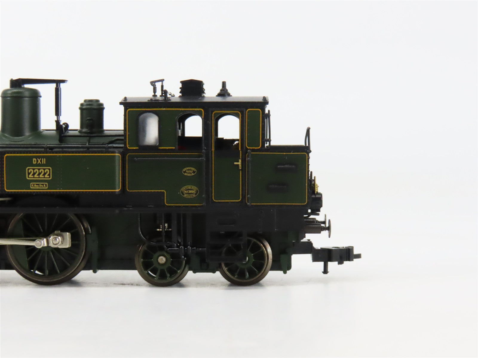 HO Scale Trix 22704 K.Bay.Sts.B. Class D XII Steam #2222 DC