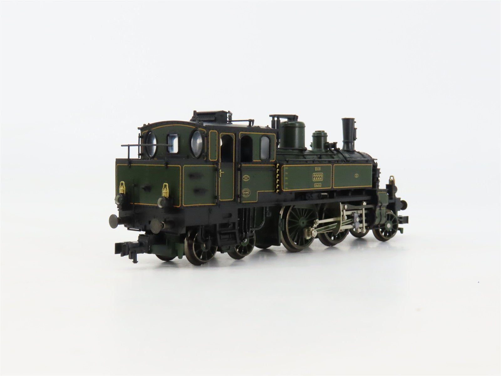 HO Scale Trix 22704 K.Bay.Sts.B. Class D XII Steam #2222 DC