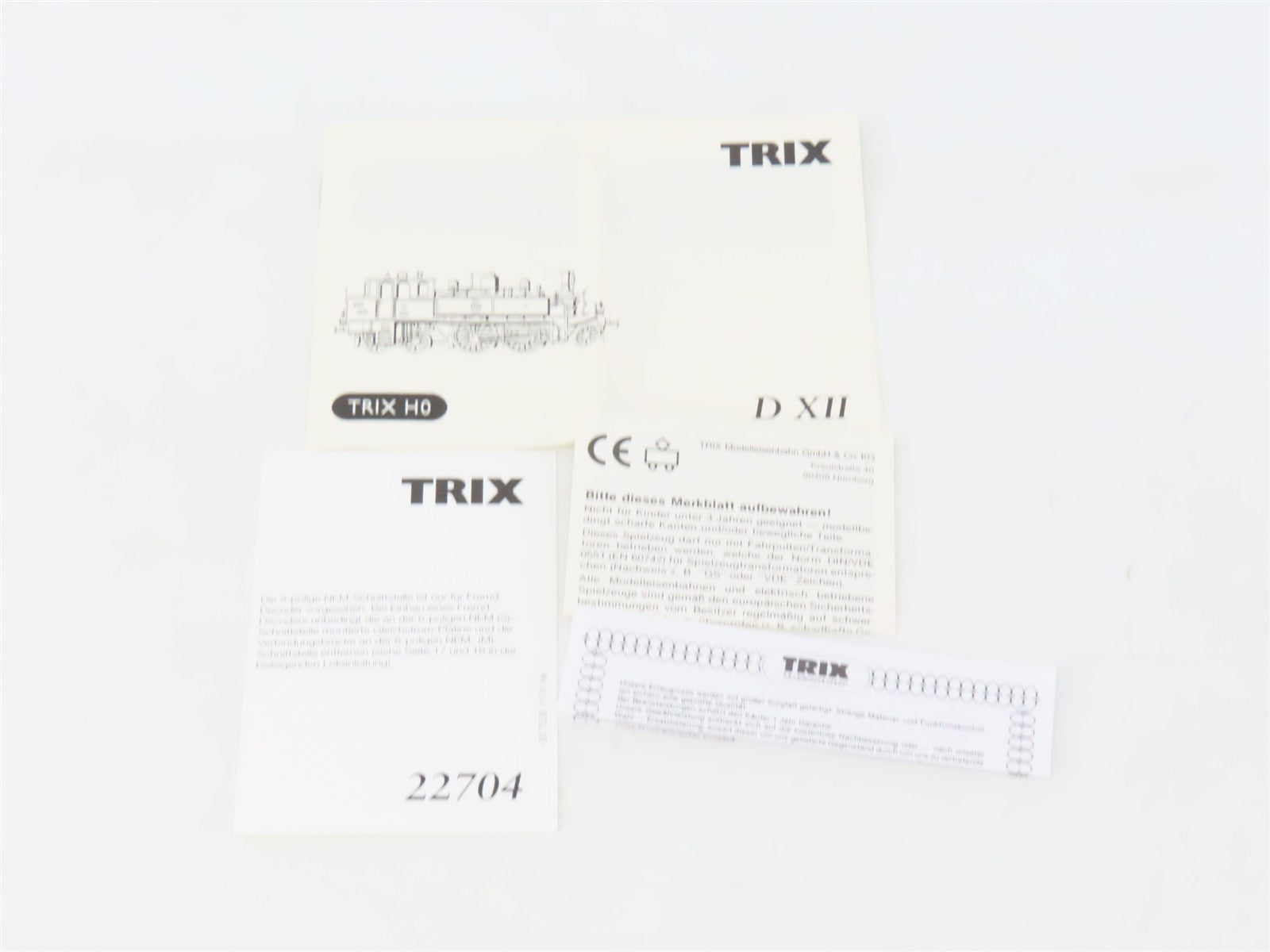 HO Scale Trix 22704 K.Bay.Sts.B. Class D XII Steam #2222 DC