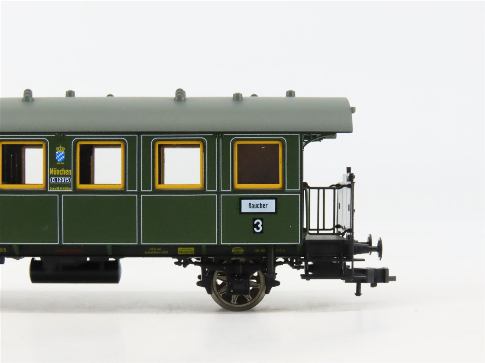 HO Scale Fleischmann 4901 K.Bay.Sts.B. Set w/ Pt 2/3 Steam #6058 DC