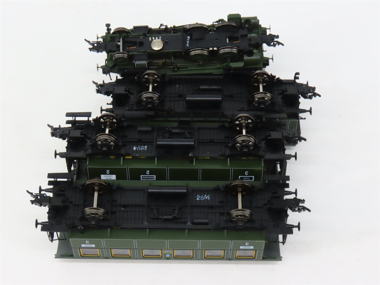 HO Scale Fleischmann 4901 K.Bay.Sts.B. Set w/ Pt 2/3 Steam #6058 DC