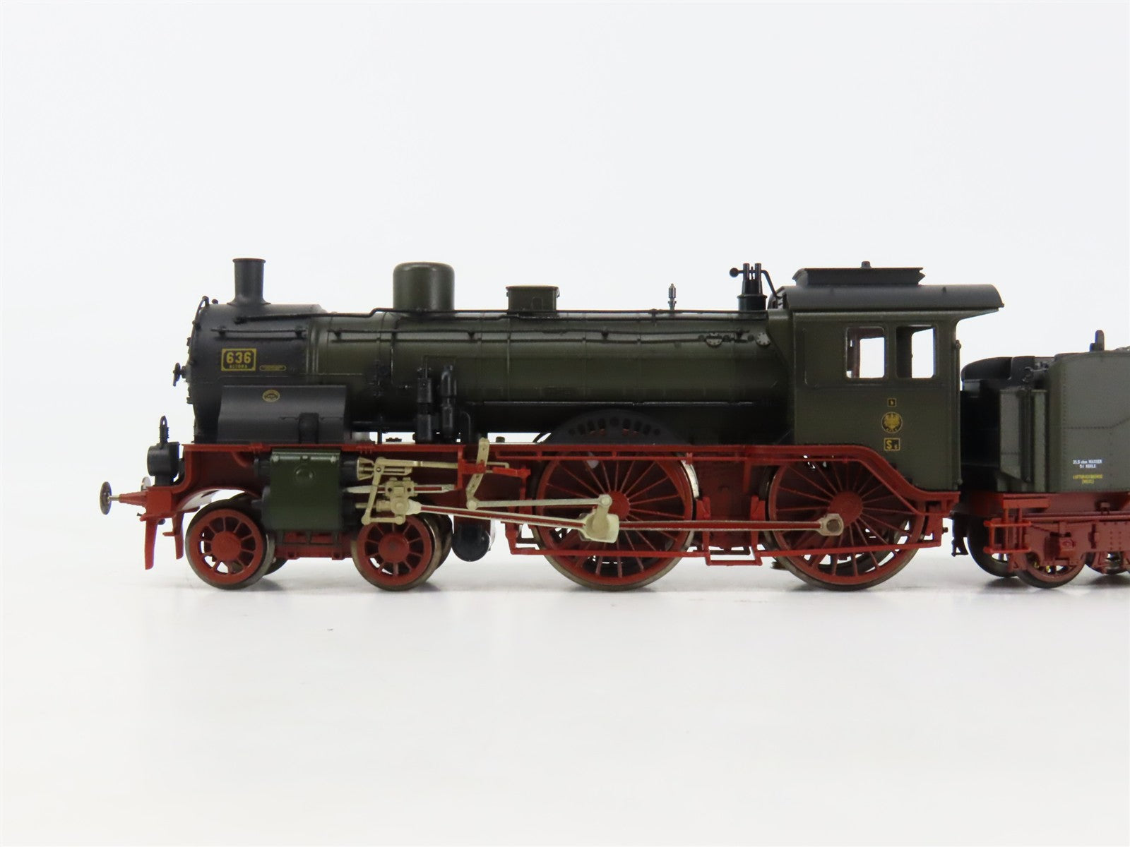 HO Scale Fleischmann 4898 KPEV K.P.E.V. Set w/ P 8 Steam #636 DC