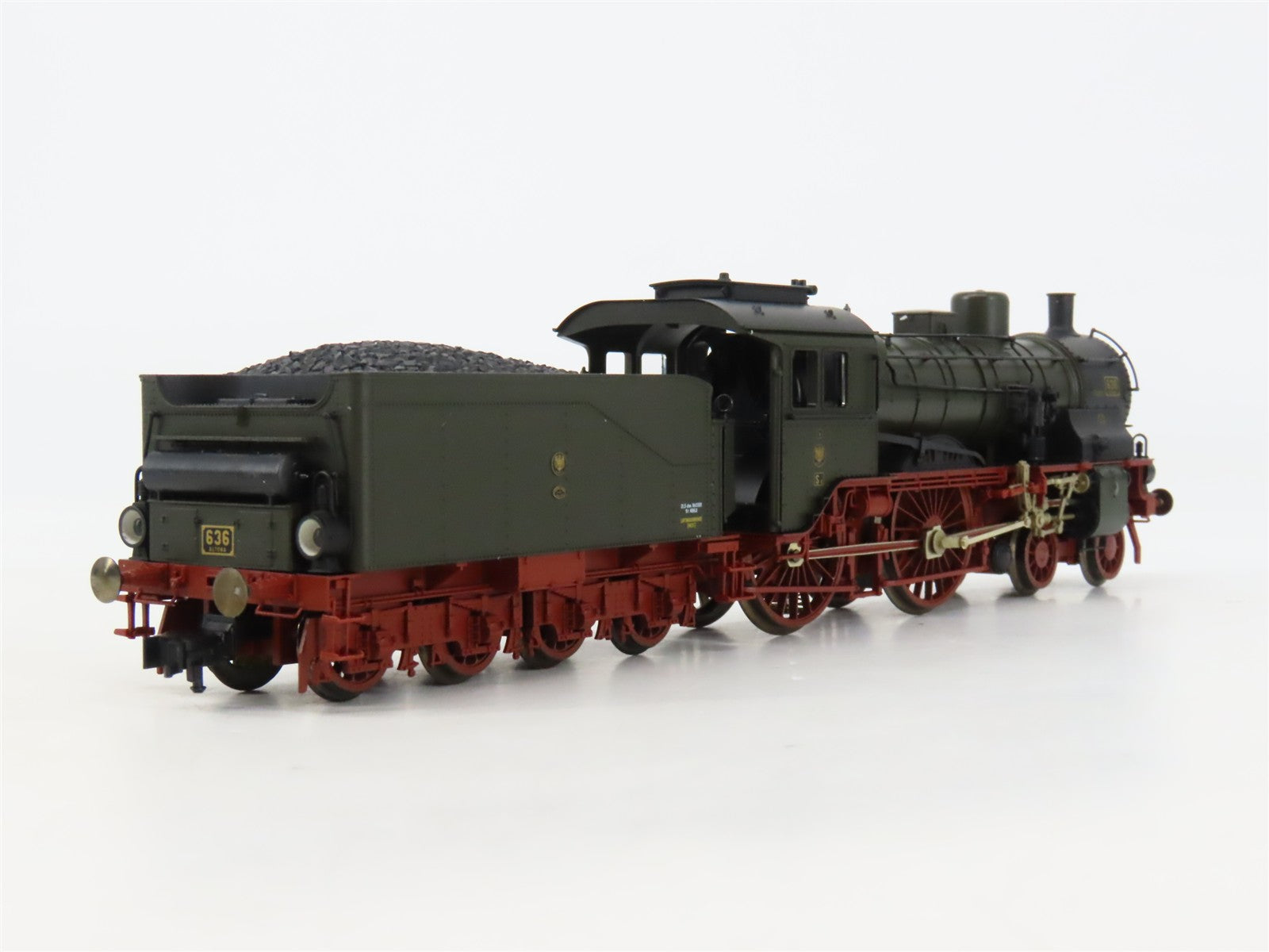 HO Scale Fleischmann 4898 KPEV K.P.E.V. Set w/ P 8 Steam #636 DC