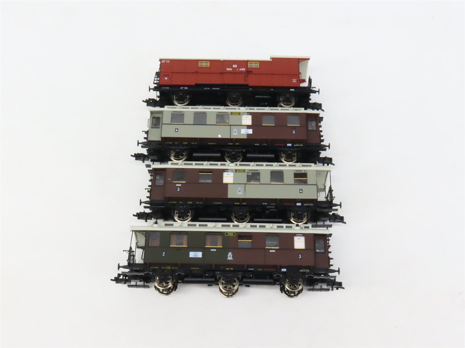 HO Scale Fleischmann 4899 KPEV K.P.E.V. Set w/ P 8 (4-6-0) Steam #2510 DC