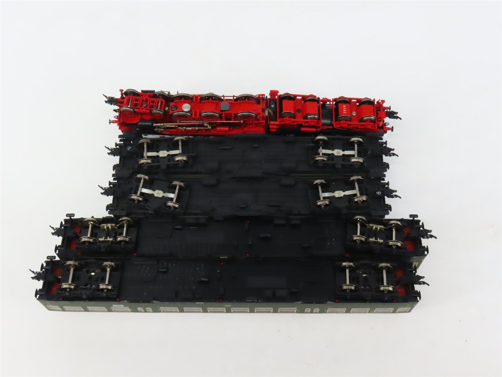 HO Scale Fleischmann 4896 DB Deutsche Bundesbahn Set Class 38 Steam #38 3346 DC