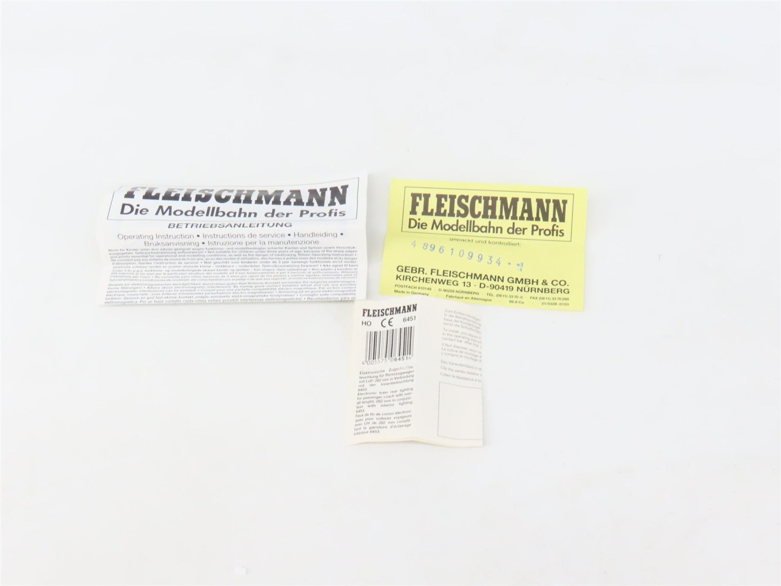 HO Scale Fleischmann 4896 DB Deutsche Bundesbahn Set Class 38 Steam #38 3346 DC