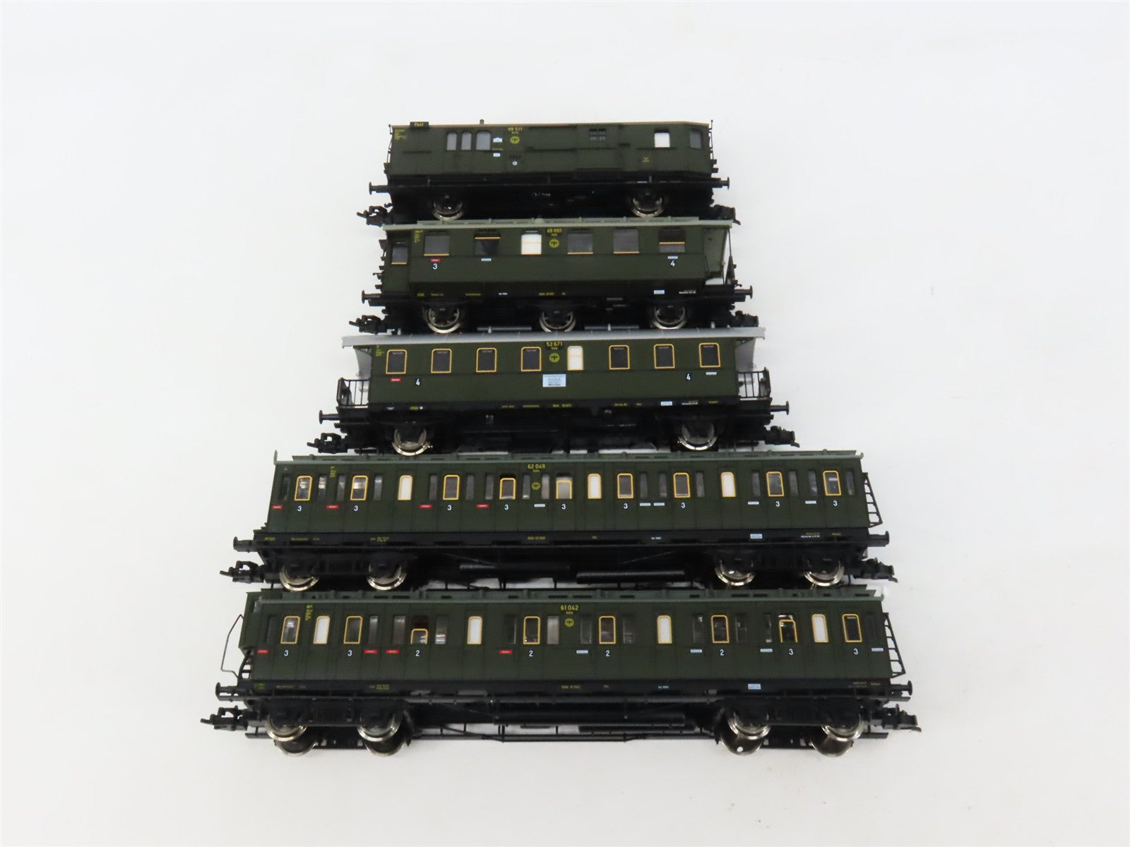 HO Scale Fleischmann 4897 Deutsche Reichsbahn Set w/ Class 39 Steam #39 105 DC