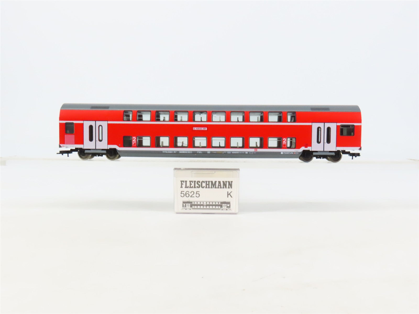 HO Scale Fleischmann 5625K RE Kassel HBF Dual Level Coach Passenger Car #230-4