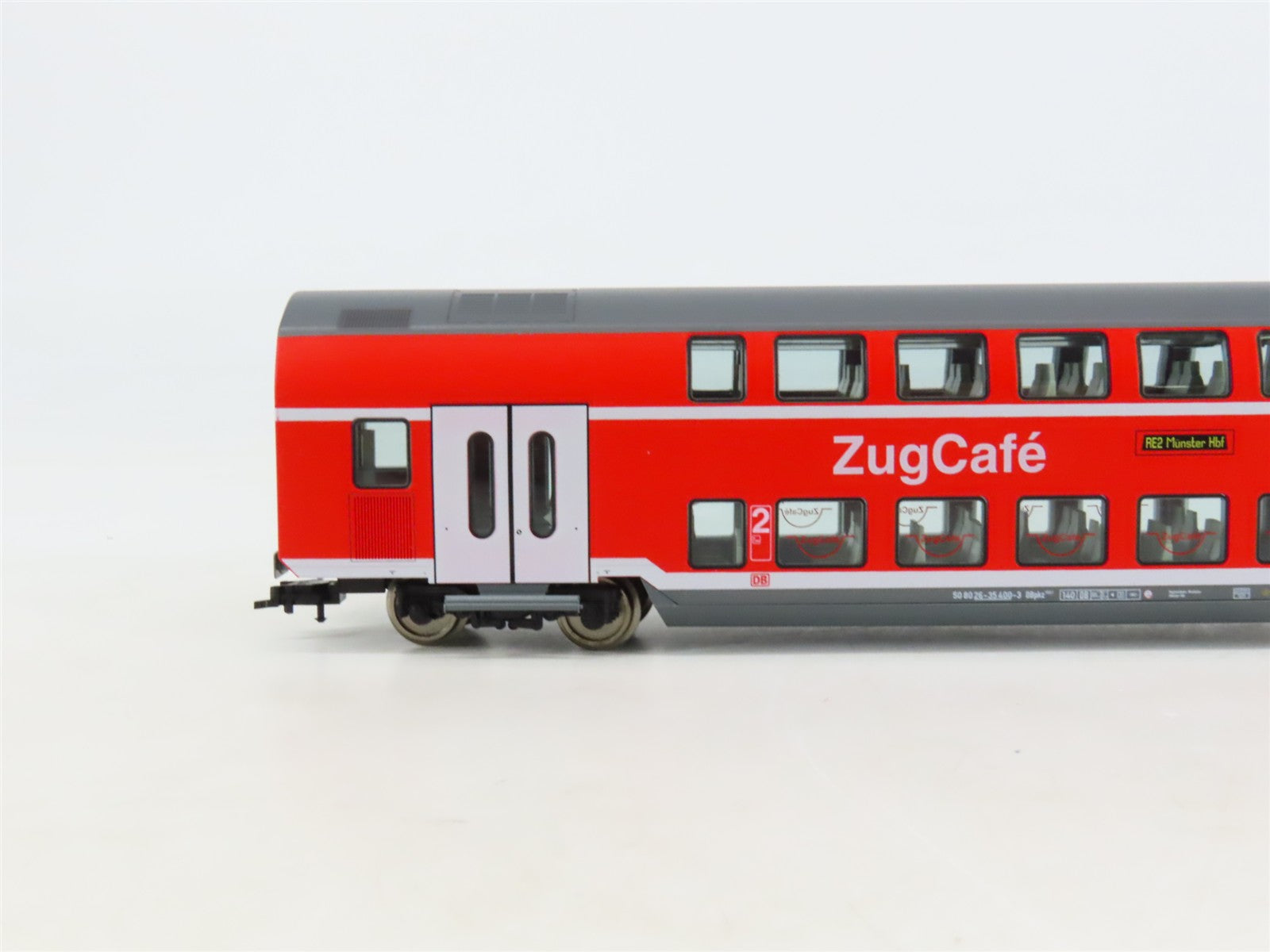 HO Fleischmann 5626K DB Deutsche Bahn Dual Level Coach Passenger Car #400-3