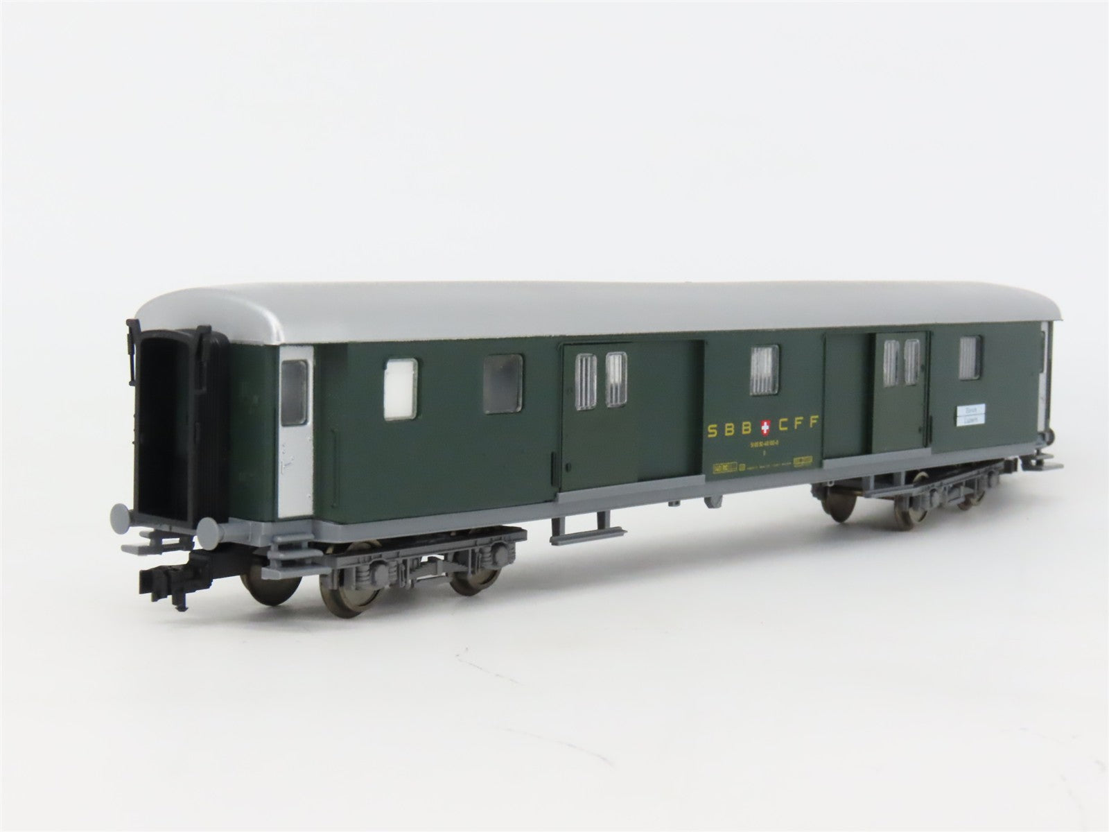 HO Fleischmann 5130K SBB CFF FFS Swiss Federal Baggage Passenger Car #100-0