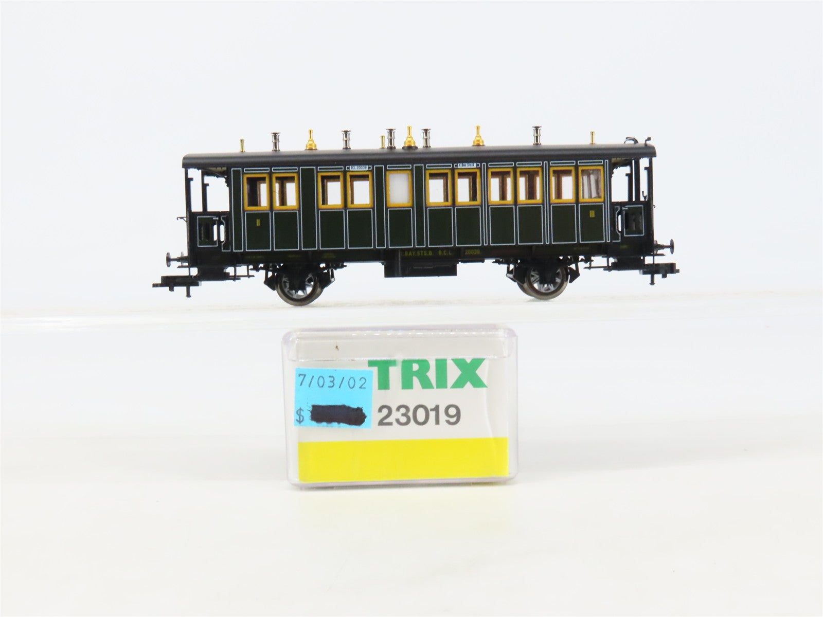 HO Scale Trix 23019 K.Bay.Sts.B. Royal Bavarian Coach Passenger Car #20038
