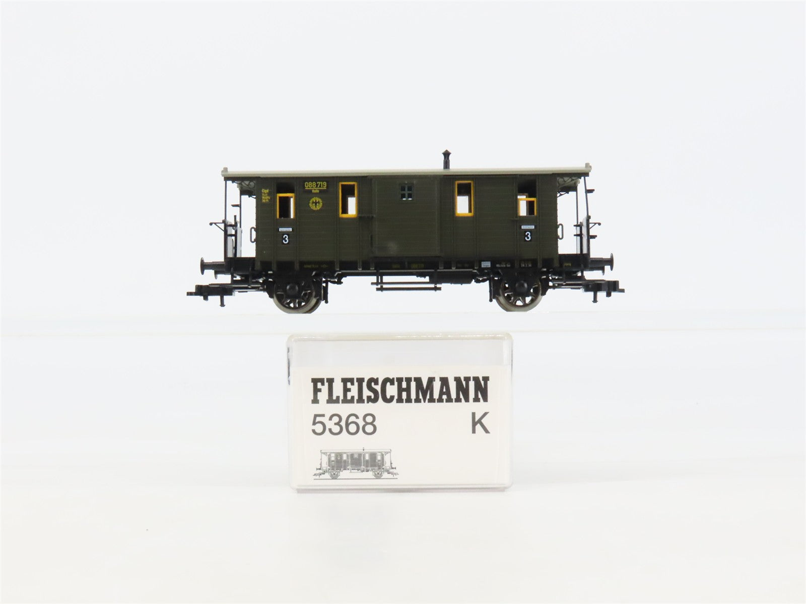 HO Scale Fleischmann 5368K DR Deutsche Reichsbahn Optional Freight Car #088719
