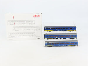 HO Scale Marklin 42643 NS Dutch Railways Express Passenger 3-Car Set