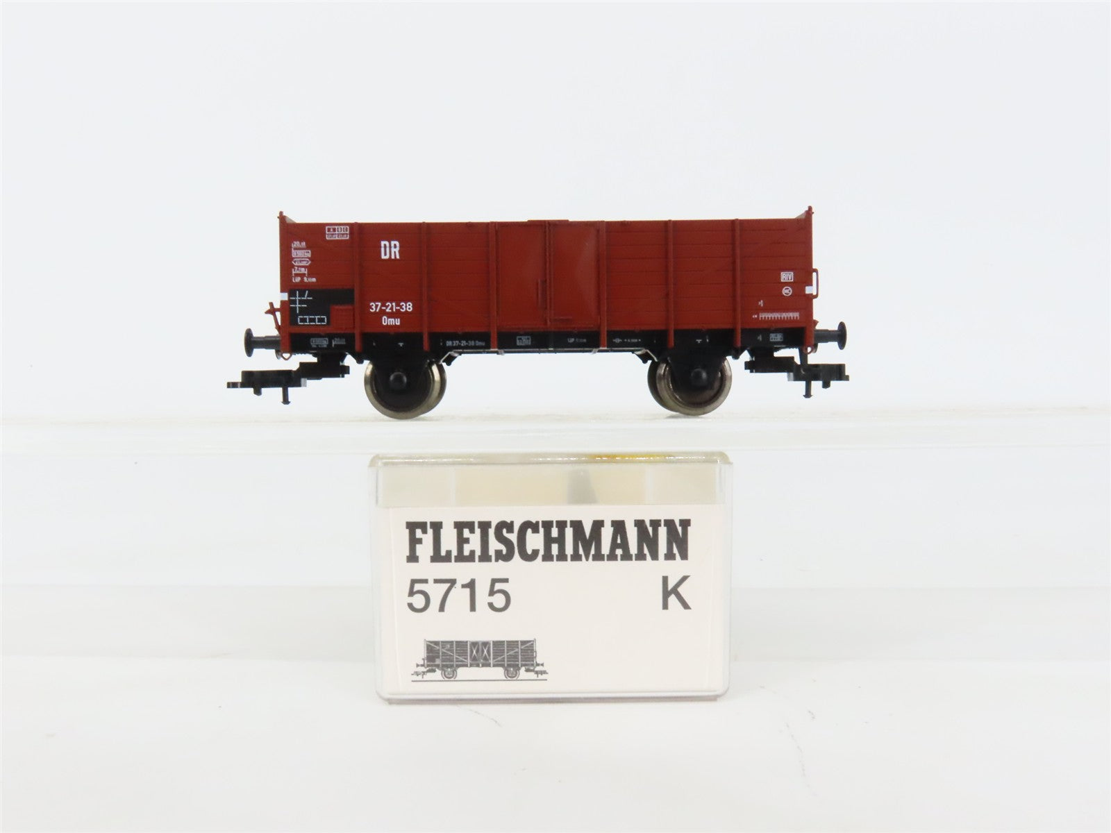 HO Scale Fleischmann 5715K DR Deutcshe Reichsbahn Gondola #37-21-38