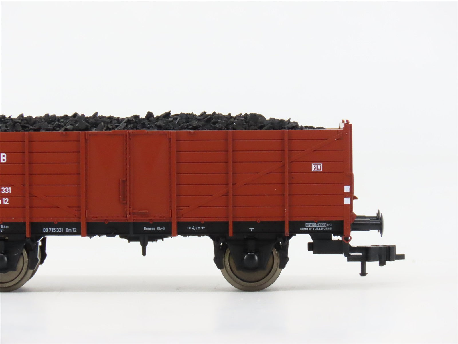 HO Scale Fleischmann 825215K DB Deutsche Bahn Gondola w/Coal Load 2-Pack
