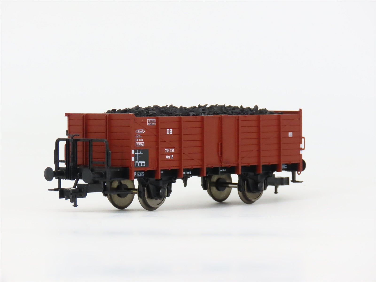 HO Scale Fleischmann 825215K DB Deutsche Bahn Gondola w/Coal Load 2-Pack