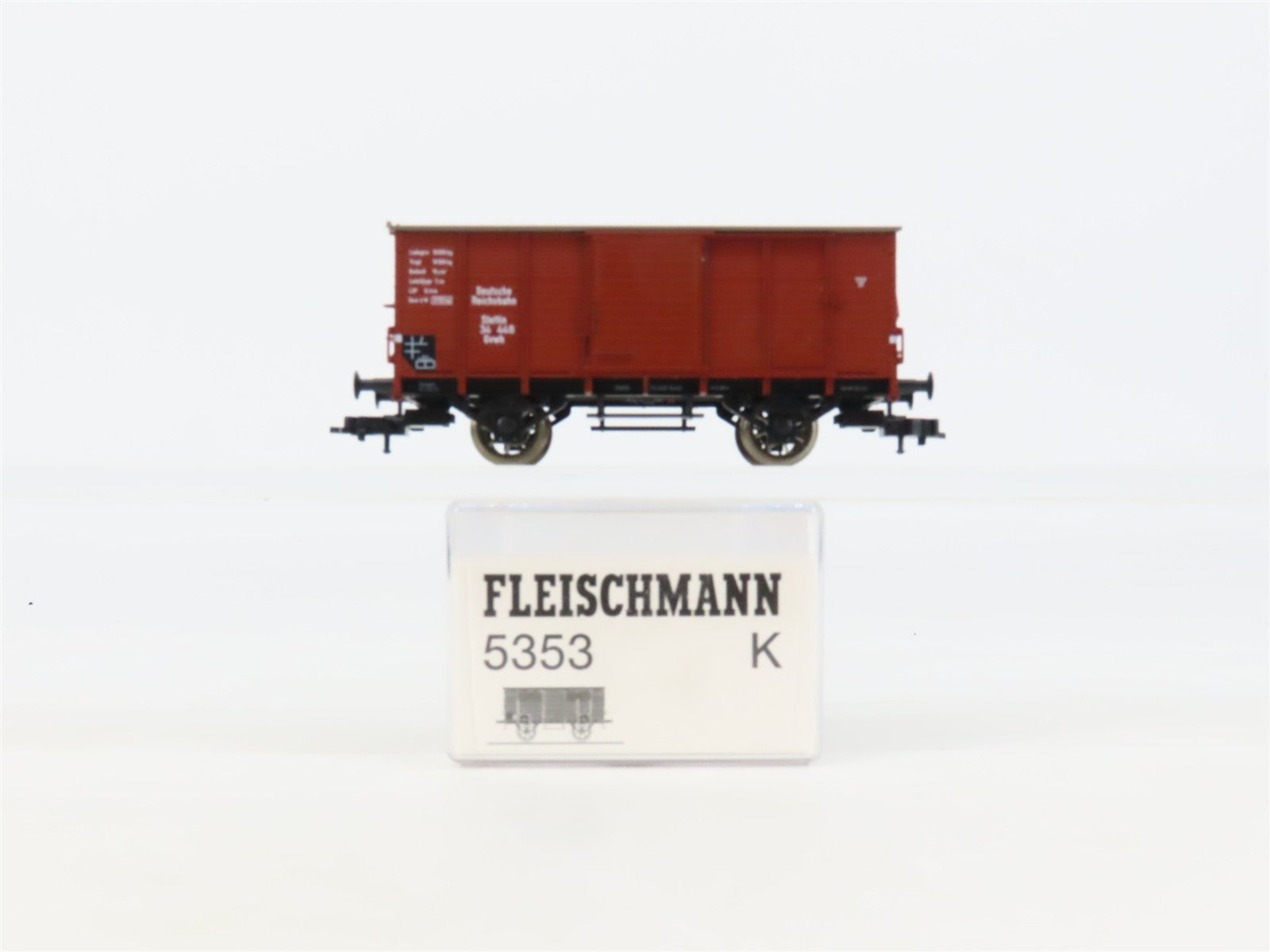 HO Scale Fleischmann 5353K DR Deutsche Reichsbahn Wagon #34448