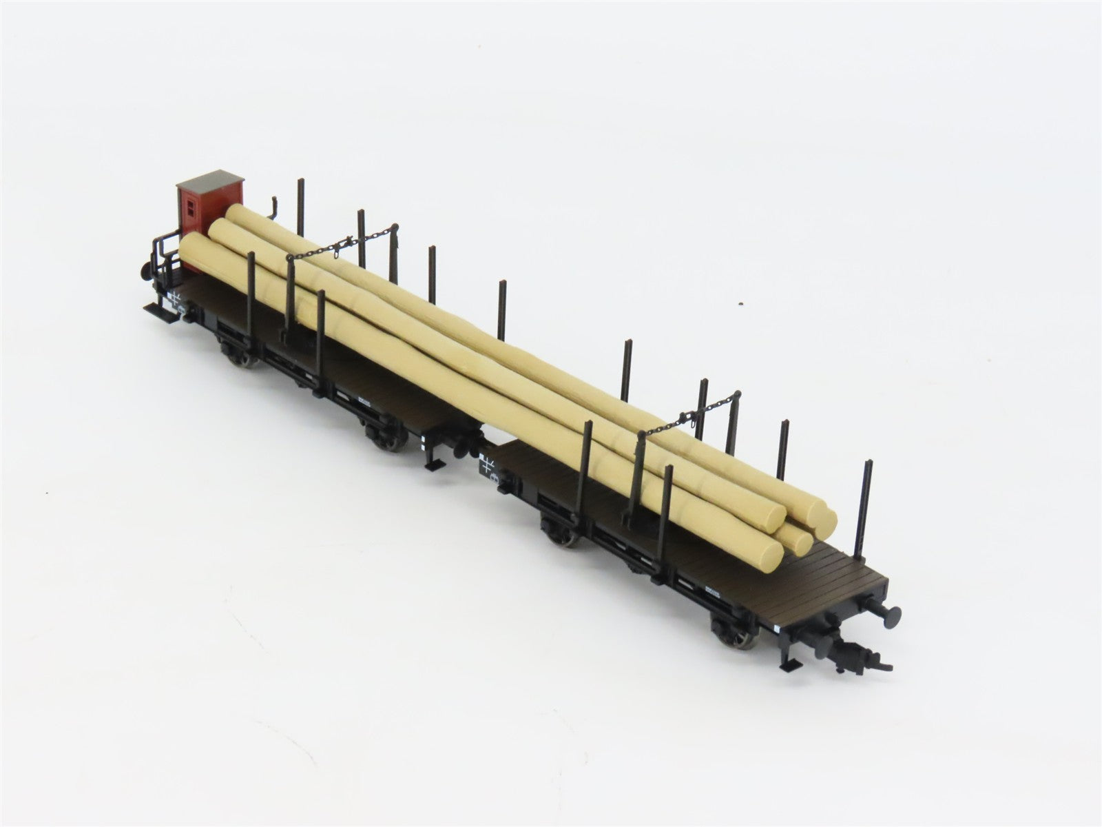 HO Scale Fleischmann 5252K DR Deutsche Reichsbahn Double Log Car #19864