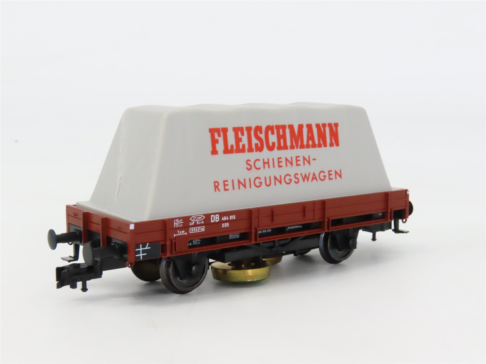 HO Scale Fleischmann 5568K DB Deutsche Bahn Track Cleaning Flatcar #484915