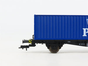 HO Scale Fleischmann 5239K DB Deutsche Bahn Flatcar #286-5 wP&O Container