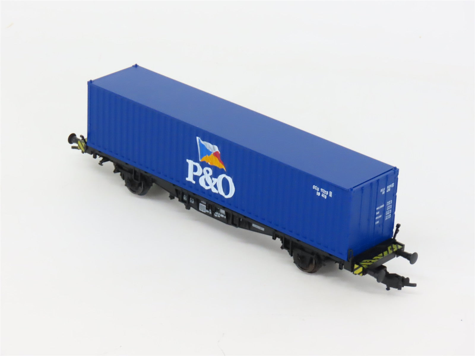 HO Scale Fleischmann 5239K DB Deutsche Bahn Flatcar #286-5 wP&O Container