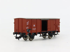 HO Scale Fleischmann 5363K DR Deutsche Reichsbahn Covered Wagon #05-35-63