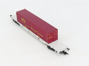HO Scale Fleischmann 5251K Kombiwaggon Flatcar #030-5 wECS Container